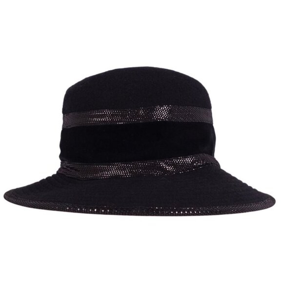 Hermes Hat Band Cashmere Velvet Velour Lamb Leather 57 main image 4